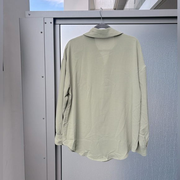 SHEIN | Tall Drop Shoulder Button Down - Picture 6 of 6